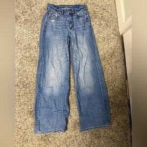 American Eagle Outfitters wide-leg Skater Jeans 00 Short